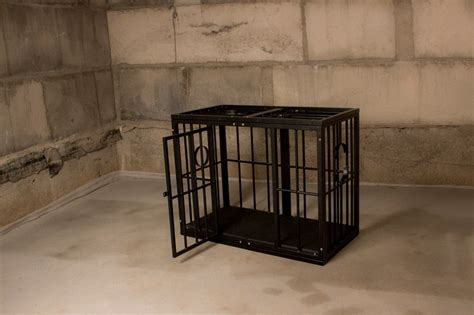 Cage With Cuffs To Train Your Pet For Bondage And Fetish Etsy Uk