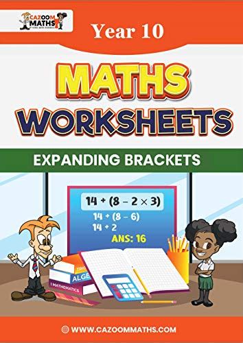 Year 10 Maths Worksheets Expanding Brackets Ebook Cazoom Maths