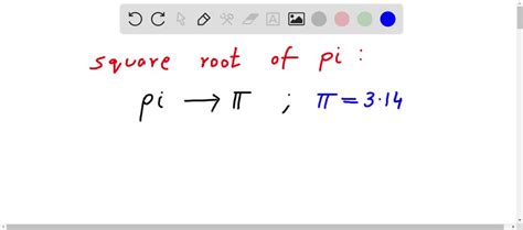 Solved What Is The Square Root Of Pi