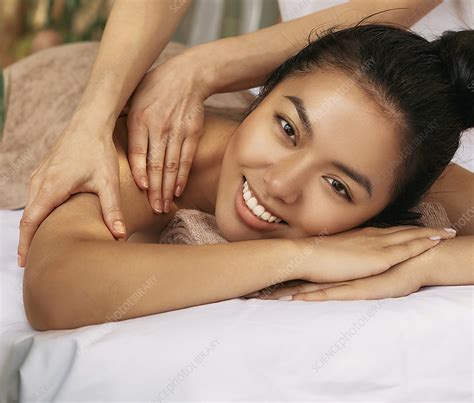 body massage stock image f034 7048 science photo library