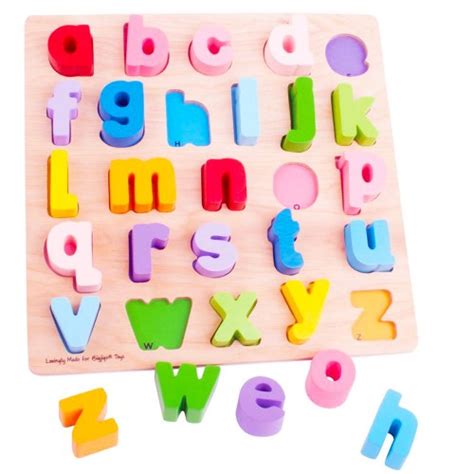 Chunky Alphabet Lowercase Letters Wooden Puzzle