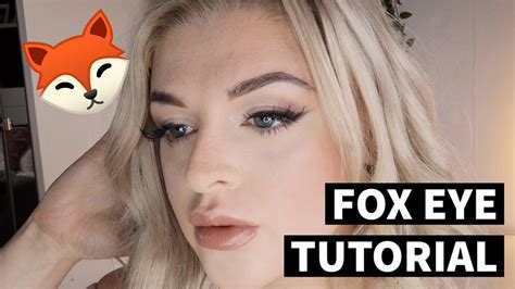 How To Fox Eye Makeup Tutorial For Beginners Youtube