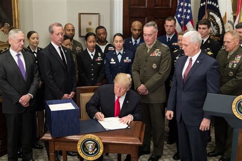 Trump Signs Fiscal Year Defense Authorization U S Department Of