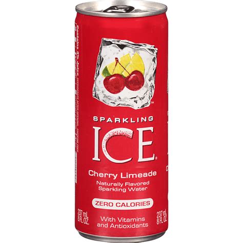 Sparkling Ice Cherry Limeade Sparkling Water 8 Fl Oz Can Sparkling
