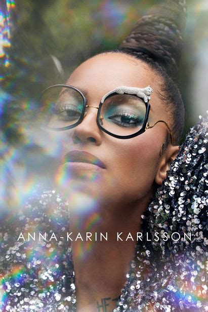 Anna Karin Karlsson Luxury Eyewear Campaign By Fashion Photographer Asa