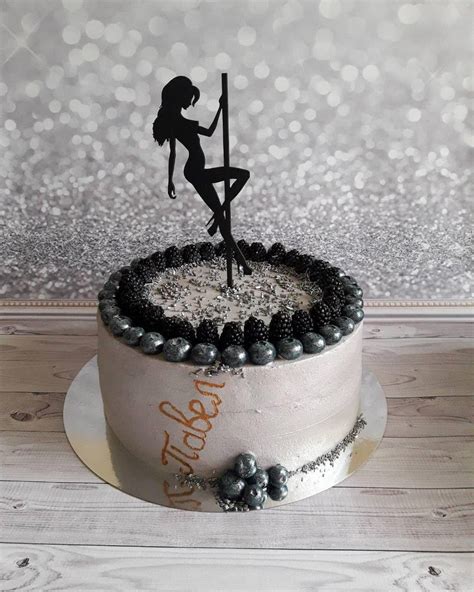 Pole Dancer Cake Topper Bachelorette Cake Topper Bachelor Etsy