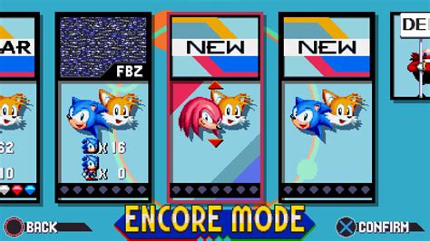 Mania Style Data Select Sonic 3 Air Mods