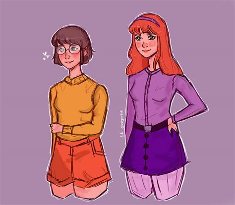 Velma And Daphne By Emyartsz On Deviantart