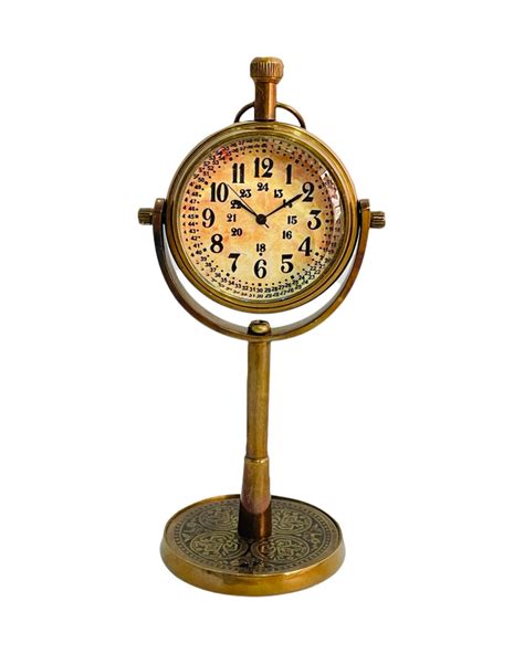 Brass Vintage Table Clock Vintage Crafts