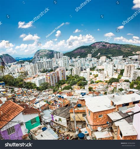 Aerial View Botafogo District Santa Marta Stock Photo