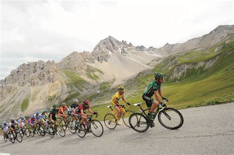 Tour Riders In Alpe D Huez Tour De France Photographic Print