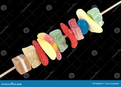 Candy On Stick Stock Image Image Of Skewer Round Jellybean 2642559