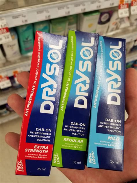 Which Type Of Drysol Tube Should I Use Rhyperhidrosis