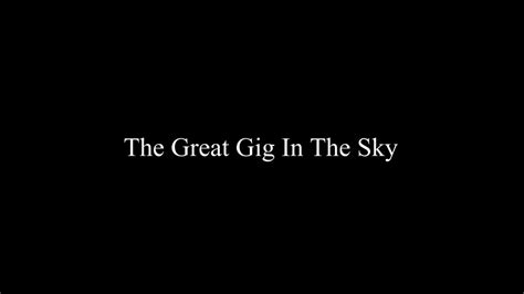 Pink Floyd Clare Torry The Great Gig In The Sky Youtube
