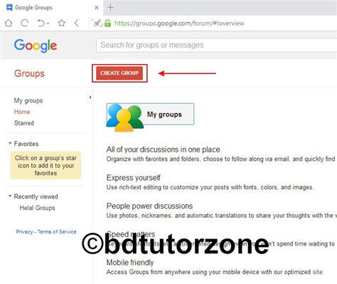 Bdtutorzone How To Create And Operate A Group Mail Account In Gmail