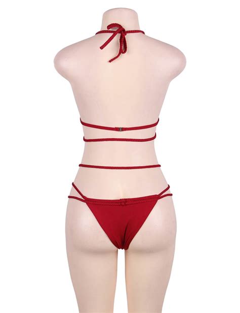 Sexy Dark Red Summer Women Bikini Set Ohyeah