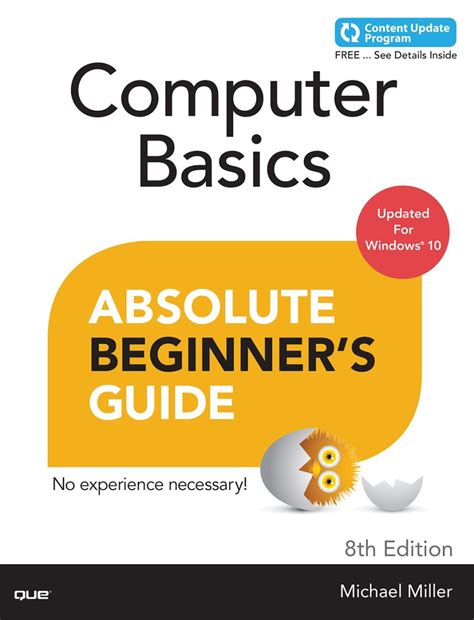 New Book Computer Basics Absolute Beginners Guide Windows 10