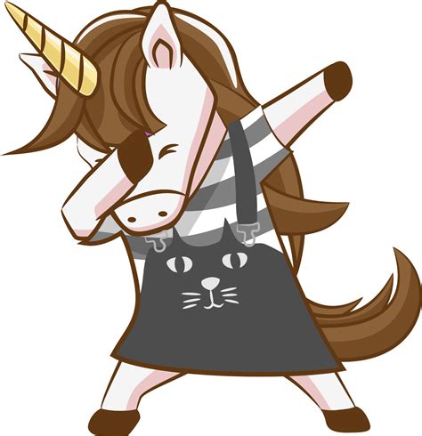 Unicorn Dabbing Png Graphic Clipart Design 19152601 Png