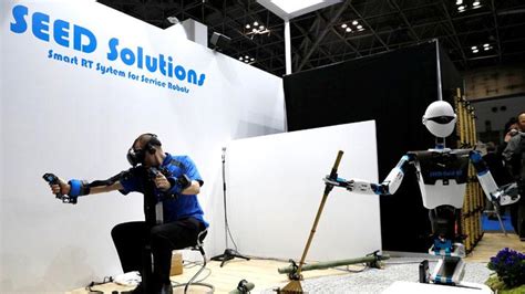 Deretan Robot Unjuk Kebolehan Di World Robot Summit Jepang Foto