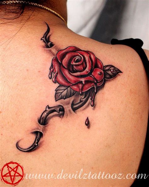 Tattoo Art Work By Tattoo Artist Oldnewschoolrosethorns Tattoo Vine