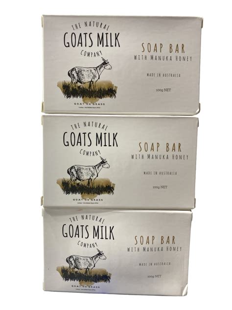 The Natural Goats Milk Company Soap Bar With Goat Milk And Manuka Honey