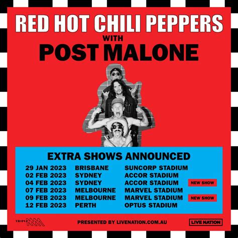 Red Hot Chili Peppers Announce Two New Huge Australian Shows