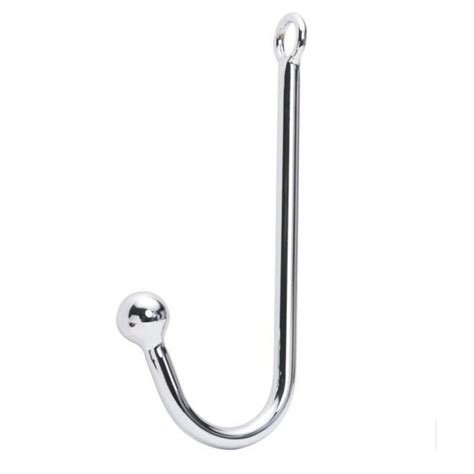 1pcs 28230mm Male Stainless Steel Anal Hook Butt Plug With Ball Anal