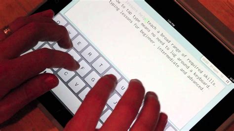 Ipad Typing 60 Wpm On Glass Youtube