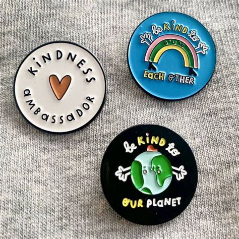 Enamel Pin Badge By The Kindness Co Op Enamel Pin Badge Enamel Pins