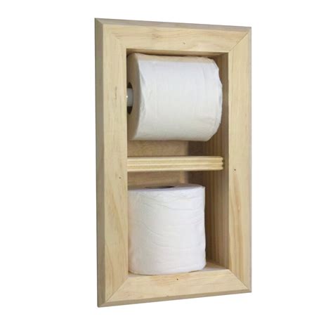 Find great deals on ebay for recessed toilet paper holder. WG Wood Products Recessed Toilet Paper and Spare Roll ...