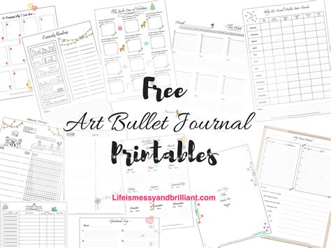 Free Printables For Bullet Journal