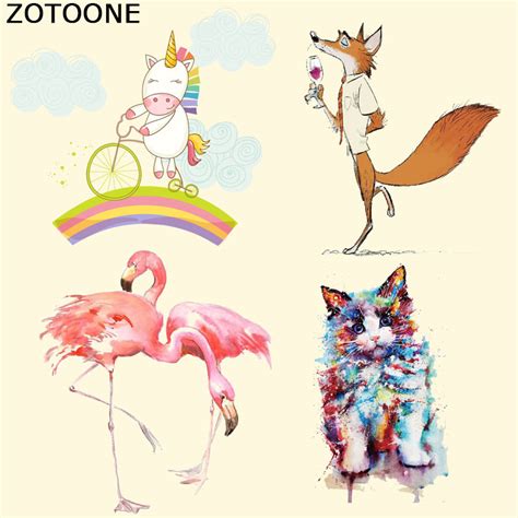 Zotoone Lovely Animal Patches For Clothes Diy Patch A Level Washable