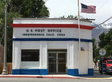 An organisation that delivers letters (for example, canada post. Independence, California Post Office | PostalMag.com
