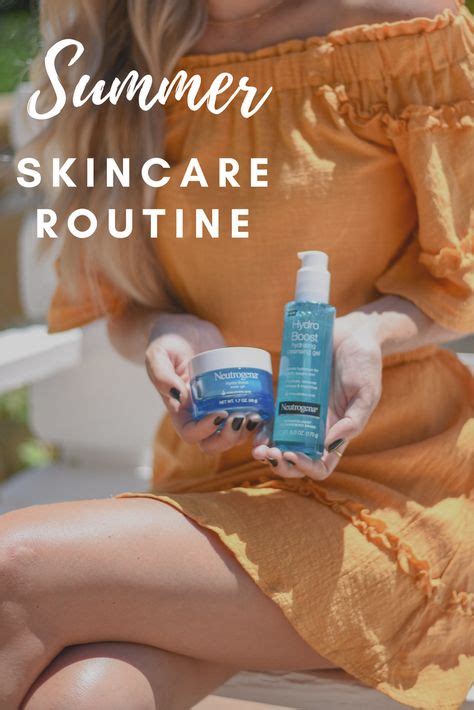My Summertime Skincare Routine Skin Care Routine Summer Skincare
