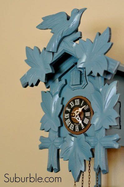 That Time I Spray Painted A Cuckoo Clock Suburble Cuckoo Clock Clock Cuckoo