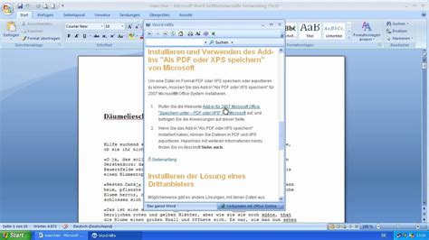 Wait for the conversion process to finish. Word 2007 - Dokument als PDF speichern - YouTube