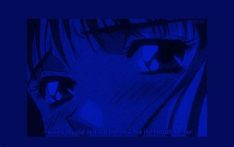 Neon Dark Blue Anime Aesthetic Anime Wallpaper Hd