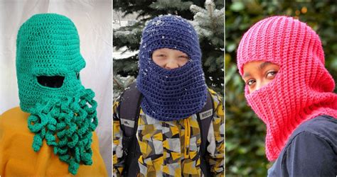 20 Free Crochet Balaclava Patterns Ski Mask Pattern