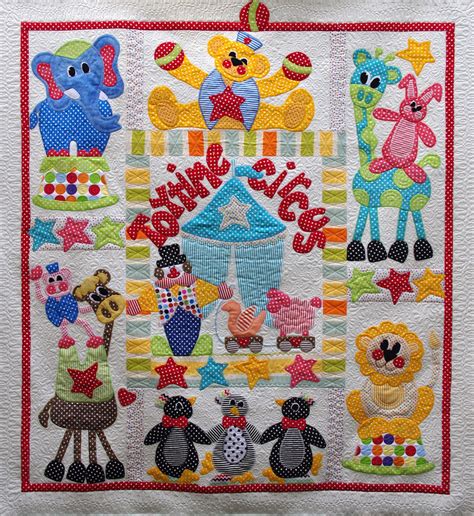 Quilts On Bastings Toy Time Circus A Baby Applique Quilt