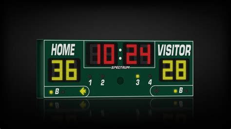 Outdoor Scoreboard Photos Led Marquee Sign Images Spectrum Scoreboards