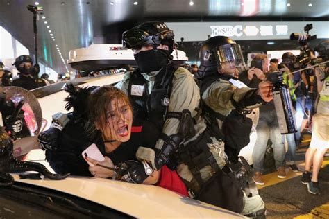 Halloween Protests In Hong Kong Police Fire Tear Gas In Mong Kok Central And Sheung Wan As