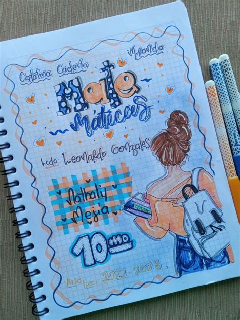 Pin De Daniela Arango En Cuadernos Caratulas Hechas A Mano Marcas De