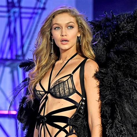 Gigi Hadid Experiences Wardrobe Malfunction At Vs Fashion Show