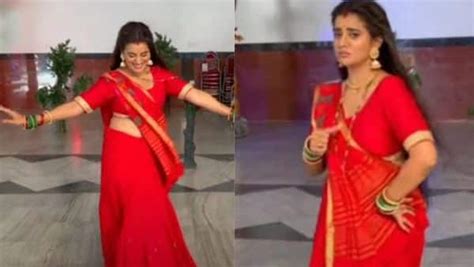 Bhojpuri Actress Akshara Singh Dance Video Goes Viral On Youtube लाइव शूट के दौरान कुछ ऐसे