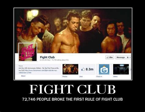 Funny Picture Quotes Funny Pictures Fight Club Rules Anglesey