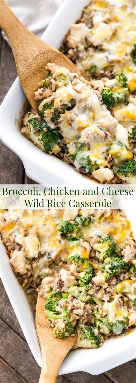 Those are pretty tasty, too. Broccoli, Chicken and Cheese Wild Rice Casserole - Recipe ...