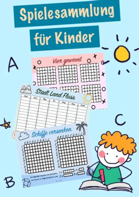 Die bilderrätsel jetzt gratis downloaden und in der grundschule oder zu hause verwenden. Spielesammlung für Kinder | Pdf-Vorlage zum Ausdrucken