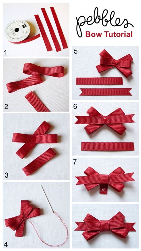 How To Make A Bow Tie Out Of Ribbon Step By Step Vanessa Fernandez