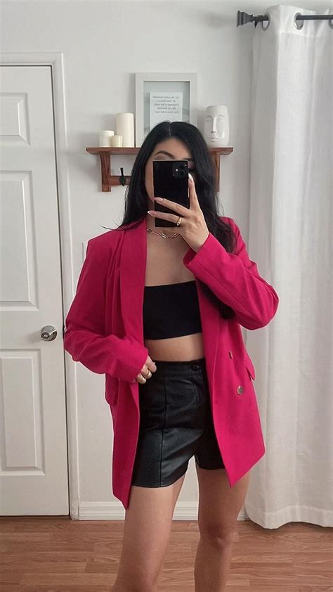 blazer outfit ideas cute blazer outfits for women date night outfits all black fit outfit in