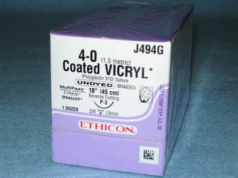 4 0 Vicryl Suture Medix Your On Line Laboratory Supply Shop